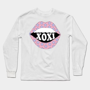 XOXI Pink Lips Long Sleeve T-Shirt